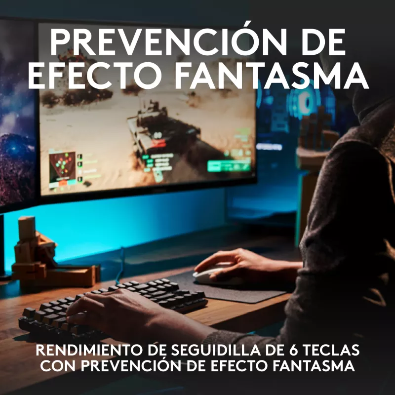 Logitech G G413 TKL SE, laidinis, USB, mechaninis jungiklis, QWERTY, LED, juoda