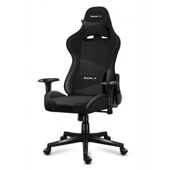 Žaidimų kėdė huzaro Force 6.2 Carbon — ergonominis žaidimų krėslas, reguliuojamas aukštis 44–53,5 cm, maksimali apkrova 130 kg, tinklinė sėdynė, paminkštinta atlošas