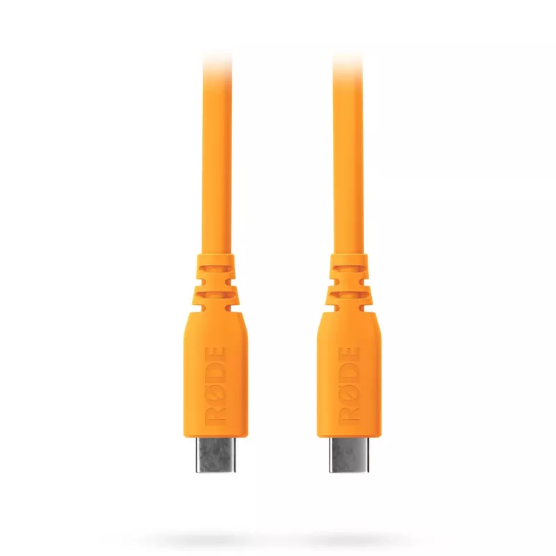 Rode SC27-O USB-C to USB-C kabelis USB 3.2 Gen1, oranžinis (2 m, PD)