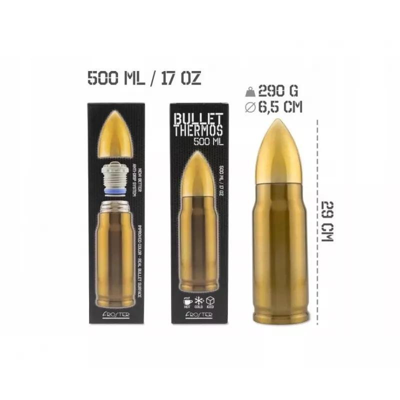 Bullet Brass termoso kasetė 500 ml