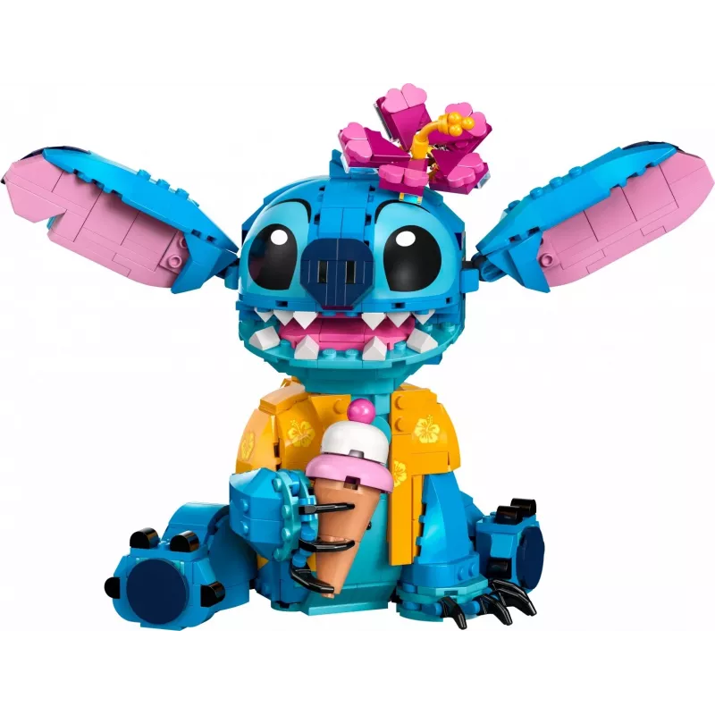 LEGO | Disney Stitch statomas vaikų žaidimų rinkinys su ledų kūgiu 43249