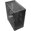 PC korpusas Sharkoon SK6 ARGB Tower ATX Juodas — vidutinio dydžio bokštas ATX, ARGB apšvietimas, grūdinto stiklo šoninis skydelis