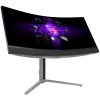 LORGAR 34MP1, UWQHD MiniLED Gaming Monitor Pro, 34'' (3440*1440) VA lenktas monitorius, juoda/pieniškai pilka