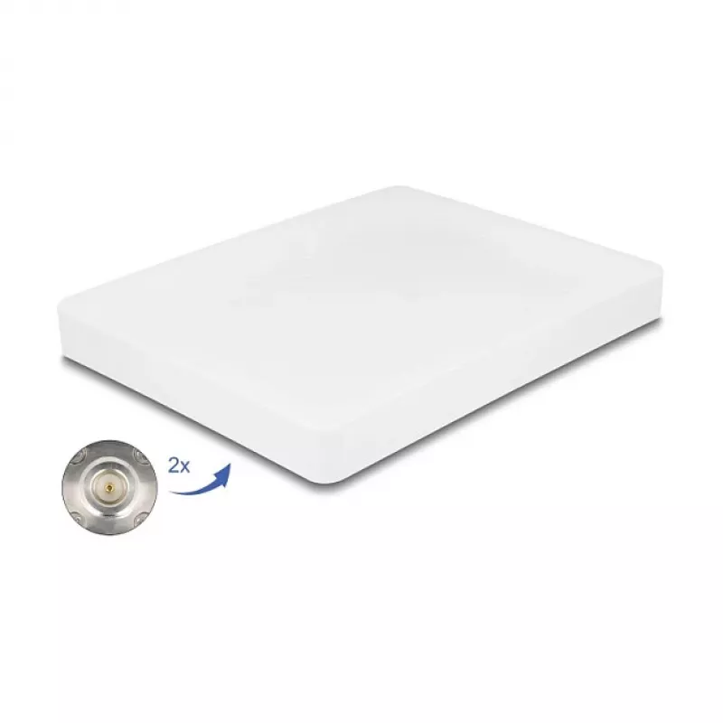 Kryptinė lauko Wi‑Fi antena DELOCK 90705 WiFi 6 MIMO 8 dBi