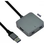 USB šakotuvas VALUE 12.99.1124 USB 3.2 Gen 1 Type-A juodas 5 m