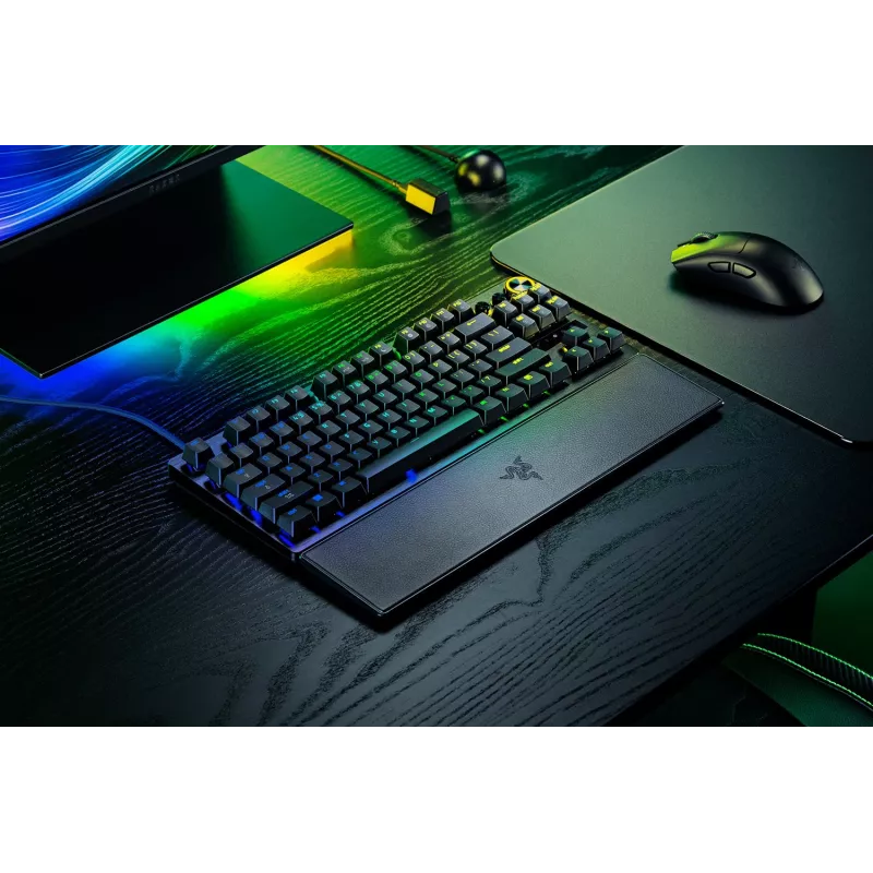 Razer Huntsman V3 Pro Tenkeyless 8KHz | Žaidimų klaviatūra | Laidinė | JAV | Juoda | USB Type-C | Razer Analog Optical Switch Gen-2