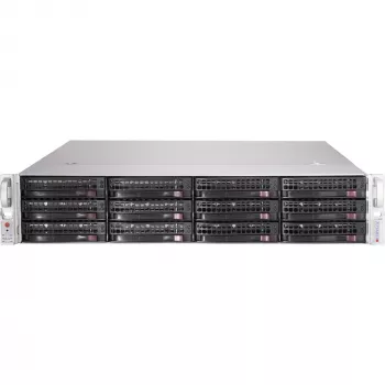 Super Micro Supermicro SC826 BE1C-R609JBOD kietųjų diskų masyvas 12 lizdų (SATA-600 SAS-3) stovo 2U (CSE-8