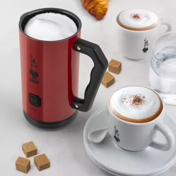 Bialetti MKF02 Automatinis pieno putotojas/šildytuvas raudonas