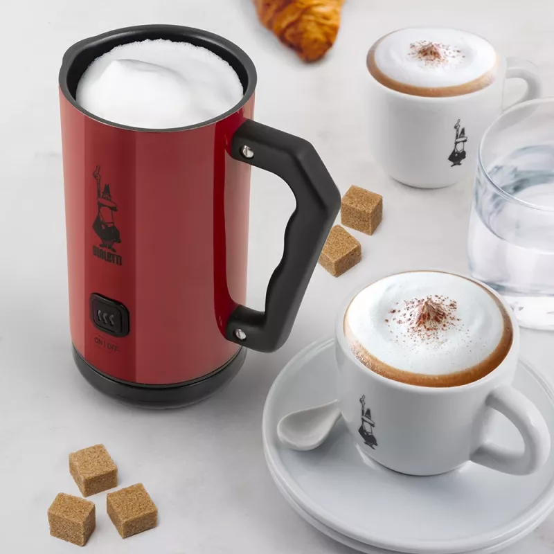 Bialetti MKF02 Automatinis pieno putotojas/šildytuvas raudonas