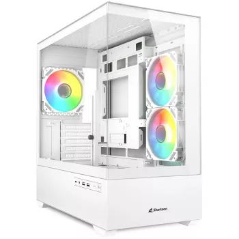 PC korpusas Sharkoon MK6 RGB Midi Tower juodas