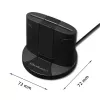 Universalus išmaniųjų kortelių skaitytuvas Qoltec 50632 USB 2.0 juodas 1m laidas