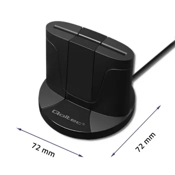 Universalus išmaniųjų kortelių skaitytuvas Qoltec 50632 USB 2.0 juodas 1m laidas