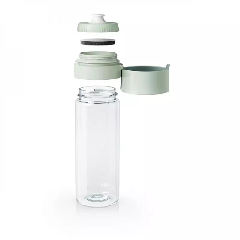 Filtravimo butelis BRITA Vital pastelinis žalias 600 ml su 5 MicroDisc filtrų diskais (BRITA 1059295)