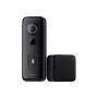 Wall-mounted Xiaomi 3S Juoda IP65 2-way Audio Wired & Wireless Wi‑Fi 2.4 GHz baterija/DC 5V