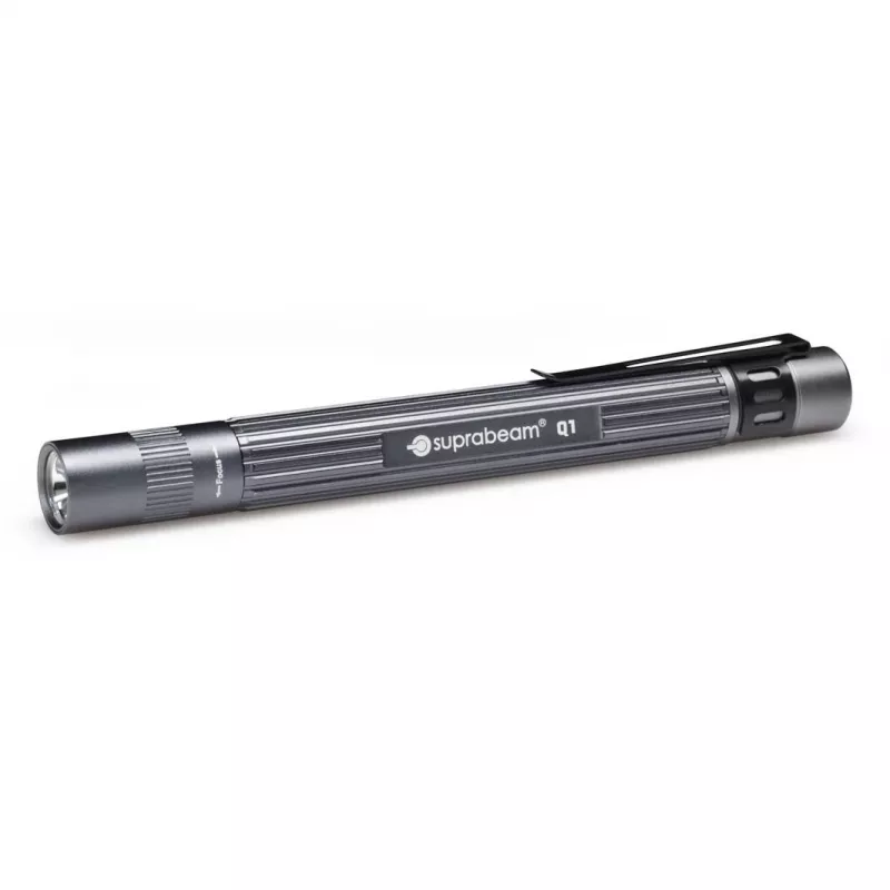 Suprabeam Q1 pilkas 14.2 cm baterijomis maitinamas LED