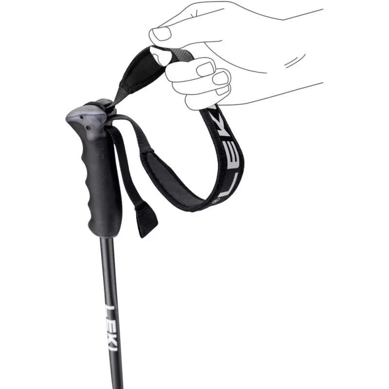 Slidinėjimo lazda LEKI Neolite AIRFOIL 135 cm Aliuminis Antracitinė