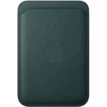Apple iPhone FineWoven Wallet su MagSafe - tamsiai žalios spalvos