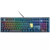 Ducky One 3 Daybreak RGB klaviatūra, skirta žaidimams, USB, mechaninė, juoda, mėlyna, žalia