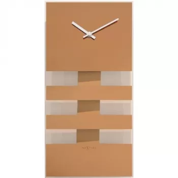 NeXtime klok 2855co Bold Stripes, 38x19 cm, sieninis, varinis