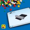 LEGO City gaisrinis sraigtasparnis 60411 konstruktorius, 85 dalys, besisukantys sparnai, 1 minifigūrėlė, amžius 5+ (220×90×60 mm)