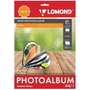 Lomond Inkjet Mini Album Large Heart Matte 51x68mm (Large)