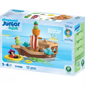 Figūrų rinkinys JUNIOR & Disney Piracki statek Piotrusia Pana