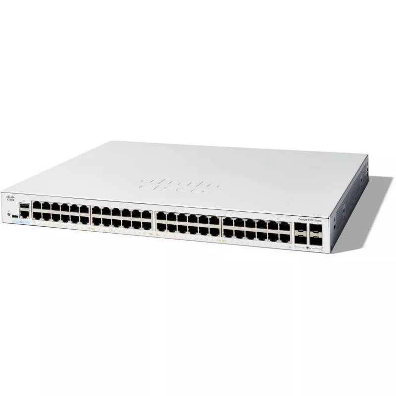 Valdomas komutatorius Cisco Catalyst 1200-48T-4X 48 prievadų GE 4x10GE SFP+