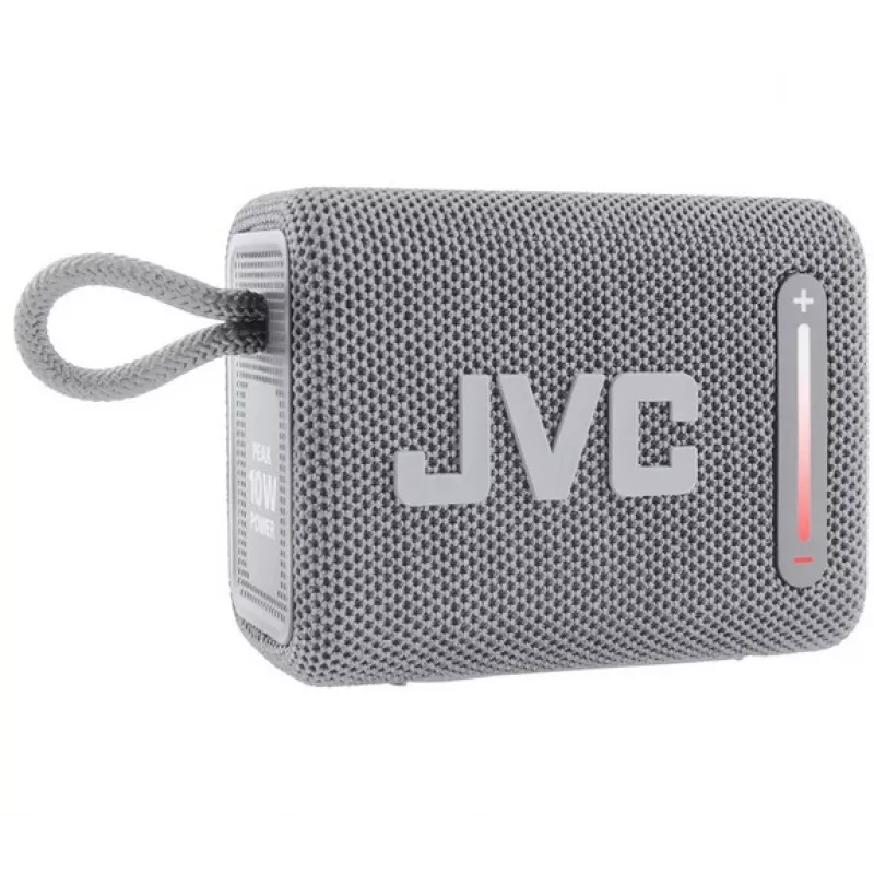 Portable speaker JVC XS-E114G Juoda — kompaktiška JVC XS-E114G Bluetooth kolonėlė