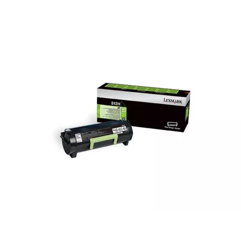 “Lexmark 512HE” dažų kasetė 1 vnt. Originali juoda