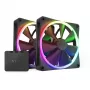 NZXT F140 RGB TWIN ventiliatorius 14 cm juodas 500-1800 RPM Fluid Dynamic Bearing