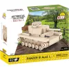 Statybinis rinkinys Cobi Panzer III Ausf.L — 103 vnt., rekomenduojamas amžius 6+, smėlio spalvos