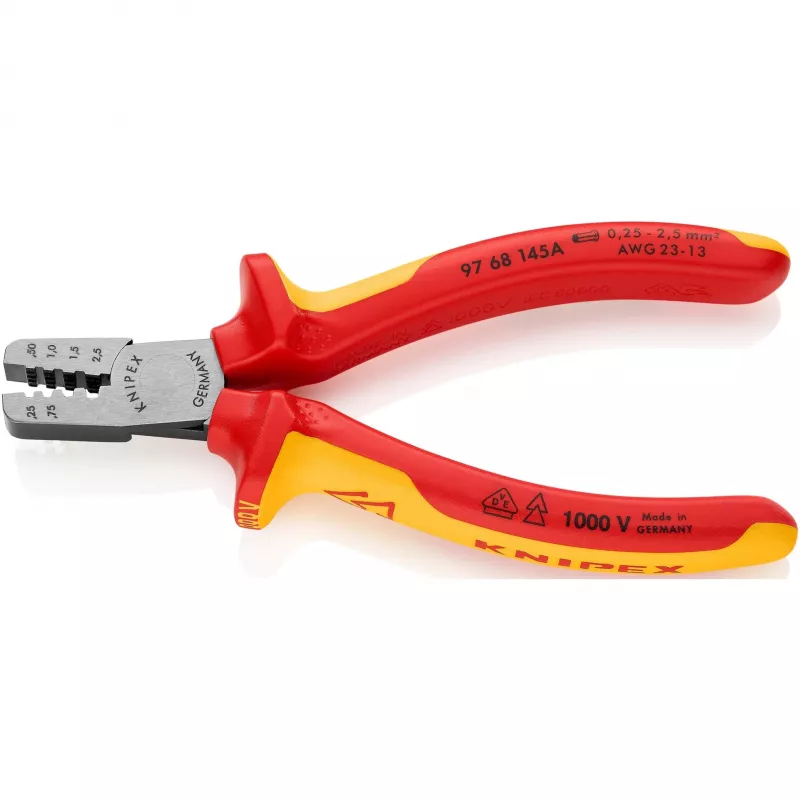 Kabelių užspaudimo kombinuotas įrankis Knipex 97 68 145 A