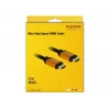 HDMI kabelis DeLOCK 85728 1,5 m Type A juodas auksinis