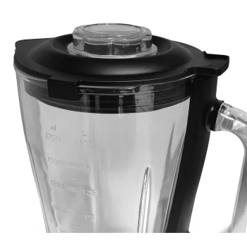 Stalinis trintuvas BLAUPUNKT TBG801 — 1,75 l stiklinis indas, 1500 W, iki 30 000 aps./min., 2 greičiai + rankinis, pulsas, juodas