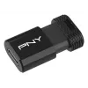USB atmintinė PNY Elite-X 256 GB USB Type-C 3.2 Gen 1 (Skaitymas 200 MB/s, Rašymas 100 MB/s) Juoda