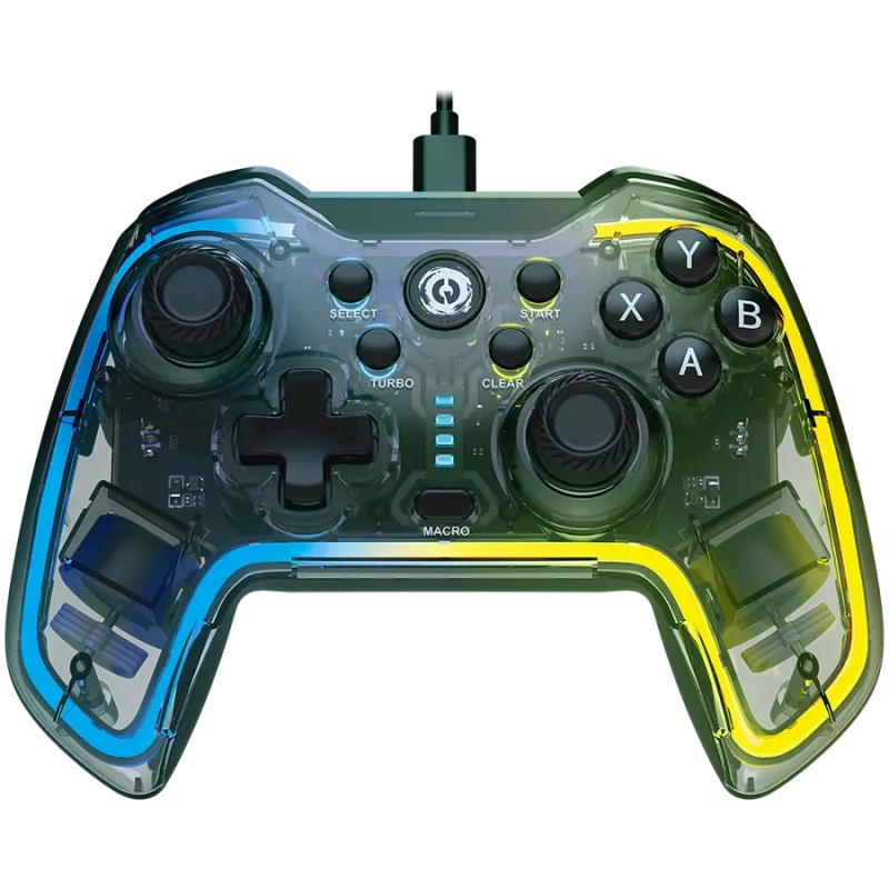 Laidinis žaidimų pultelis Canyon GP-02, skirtas Windows, PS3, Android medijos leistuvams, Nintendo Switch, 2 m laidas