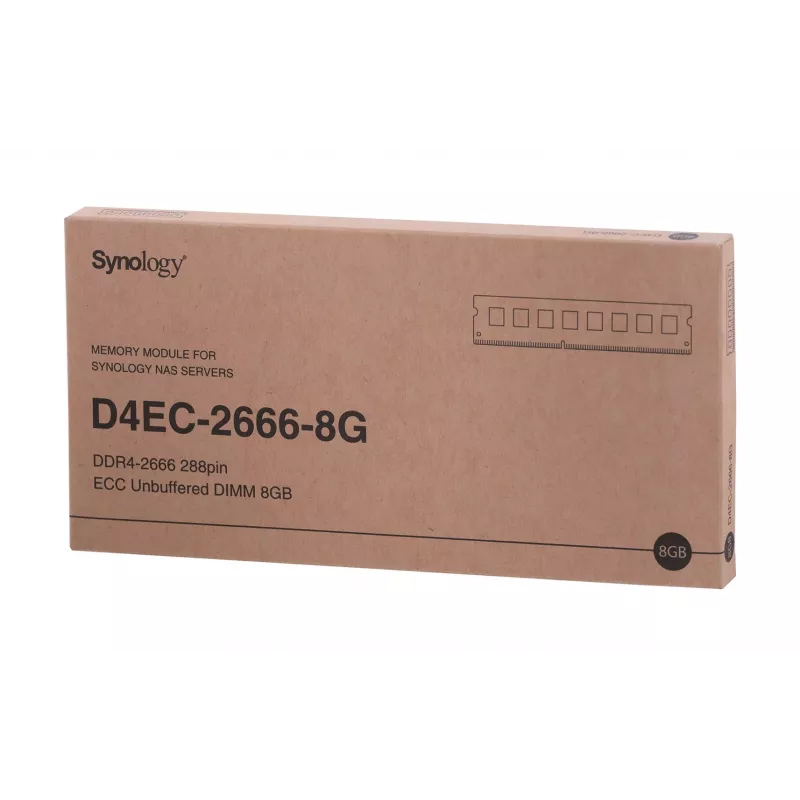 Synology D4EC-2666-8G atminties modulis 8 GB 1 x 8 GB DDR4 2666 MHz ECC