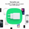 Maitinimo adapteris Green Cell PowerSource Solo30 30 W baltas — USB-C įkroviklis, 30 W išvestis