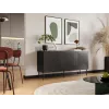 SIENA komoda 150.5x40x75 matinis juodas