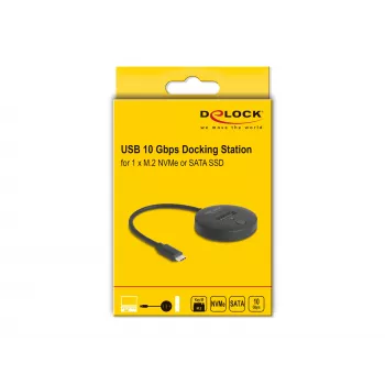 M.2 prijungimo stotelė DeLOCK 64254 USB 3.2 Gen 1 Type-C NVMe SATA