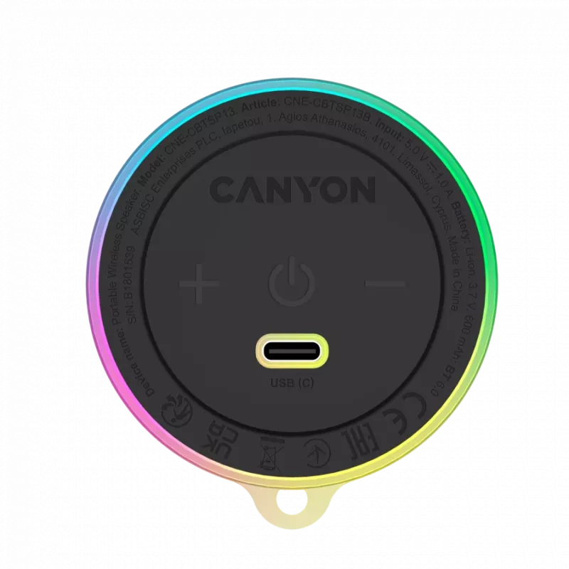 CANYON Magnetinis BT garsiakalbis OnMove 13 5 W juodas