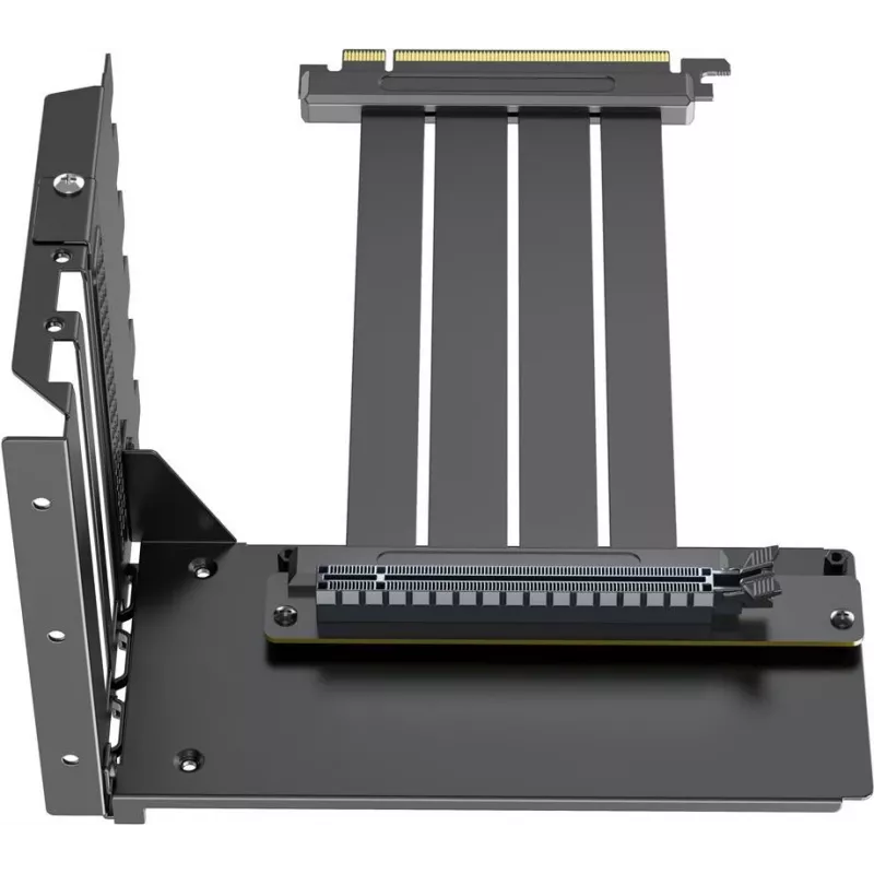 Vertikalus GPU laikiklis su PCIe 4.0 keltuvu XILENCE XZ107, juodas, suderinamas su X Case X912.ARGB