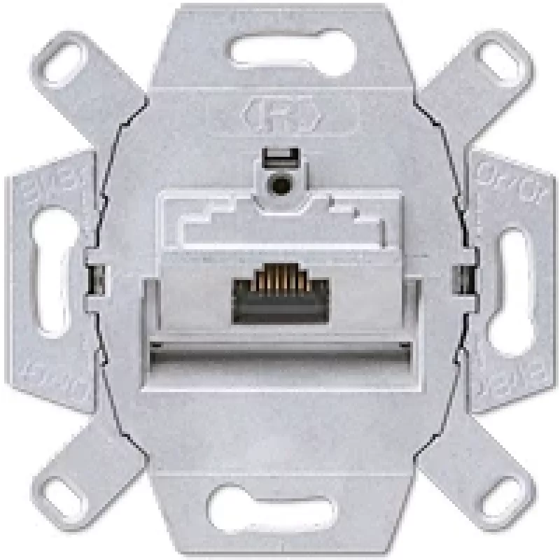 JUNG UAE 8 UPOK6 - RJ-45 - 6a - Sidabrinis