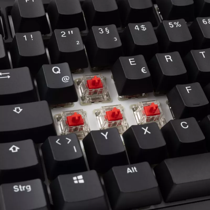 Ducky Tinker 75 klaviatūra Gaming USB vokiška juoda
