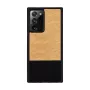 Apsauginis telefono dėklas Man and Wood Samsung Galaxy Note 20 Ultra — silkės rašto nero juoda