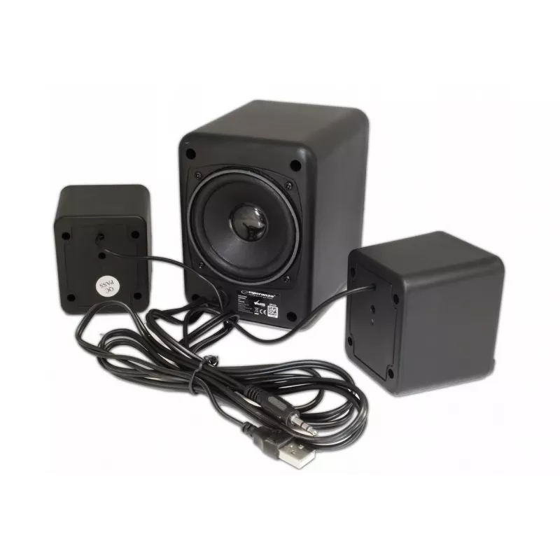 Esperanza EP153 USB 2.1 garsiakalbių rinkinys 6 W Juoda