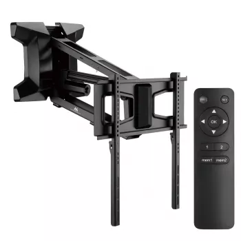 Sieninis televizoriaus laikiklis MACLEAN MC-891, VESA 600x400, pakreipiamas, reguliuojamas aukštis, maks. apkrova 35 kg