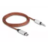 USB laidas DeLOCK 81288 oranžinis sidabrinis