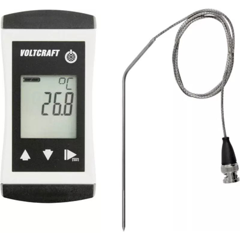 VOLTCRAFT PTM 100 + TPT-209 temperatūros matavimo prietaisas -200 - 450 °C zondo tipas Pt1000 IP65