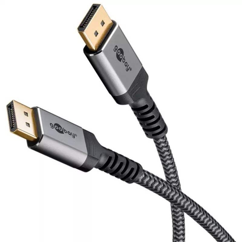 Goobay 75681 - DisplayPort 2.1 laidas 8K 120 Hz 54 Gbit/s - Laidas - Skaitmeninis / Ekranas / Vaizdo (75681)